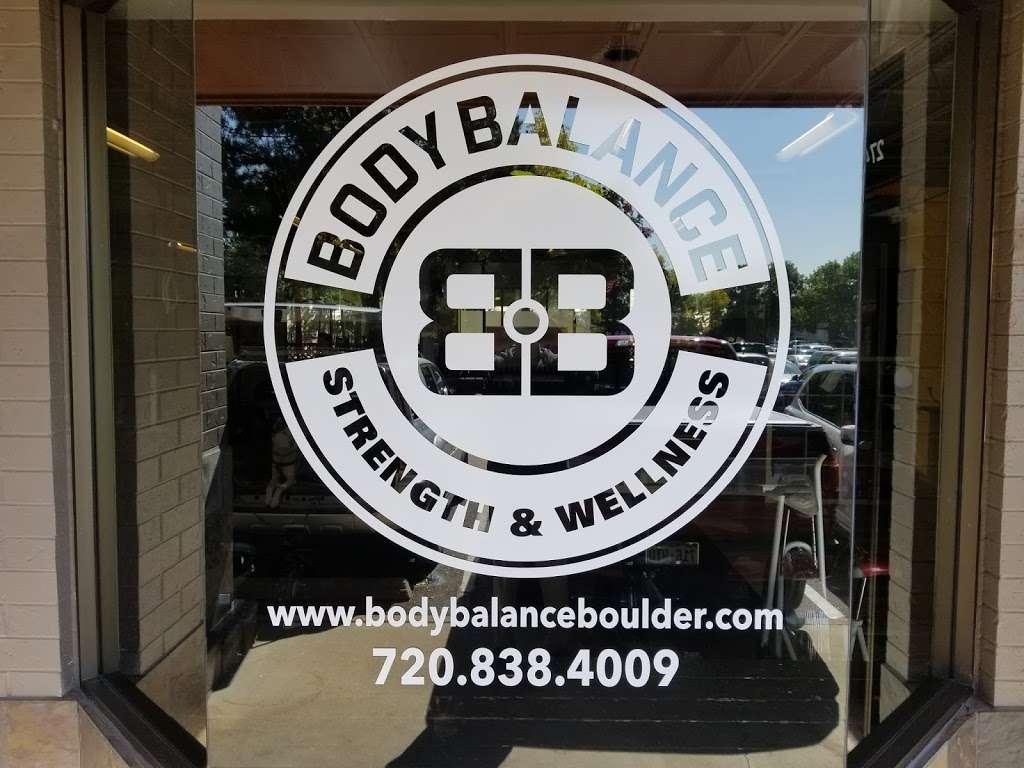 Body Balance Strength & Wellness | 2747 Iris Ave, Boulder, CO 80304, USA | Phone: (720) 838-4009