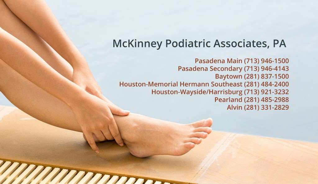 McKinney Podiatric Associates, PA: Edna Reyes-Guerrero, DPM, FAC | 3134 TX-35, Alvin, TX 77511 | Phone: (281) 331-2829