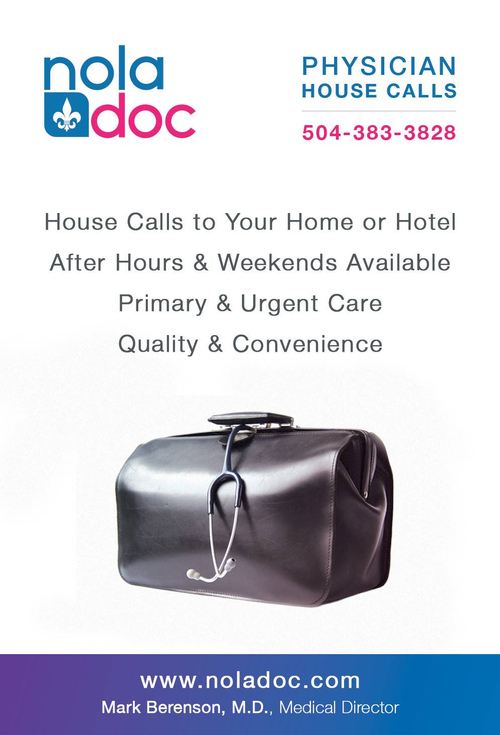 NOLA Doc - House Calls | New Orleans, LA 70116, USA | Phone: (504) 383-3828