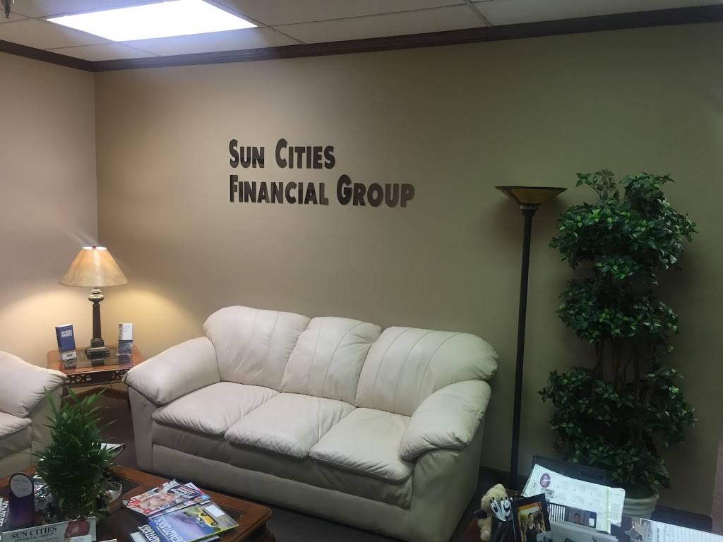 Sun Cities Financial Group | 10451 W Palmeras Dr n206, Sun City, AZ 85373 | Phone: (623) 933-4100