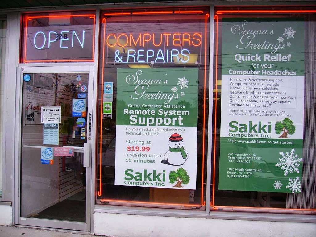 Sakki Computers | 22 Hempstead Turnpike, Farmingdale, NY 11735, USA | Phone: (516) 293-1609