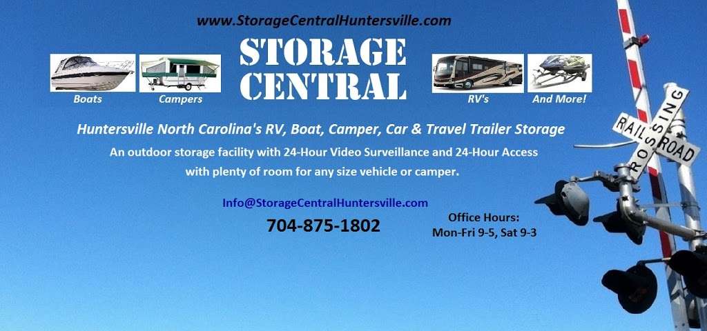 Storage Central | 15746 Old Statesville Road Mail to Post Office Box 1248, Huntersville, NC 28078 | Phone: (704) 875-0061