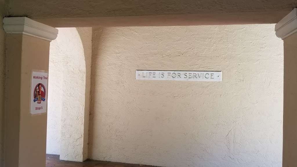 Life Is A Service Plaque | Unnamed Road, Winter Park, FL 32789, USA