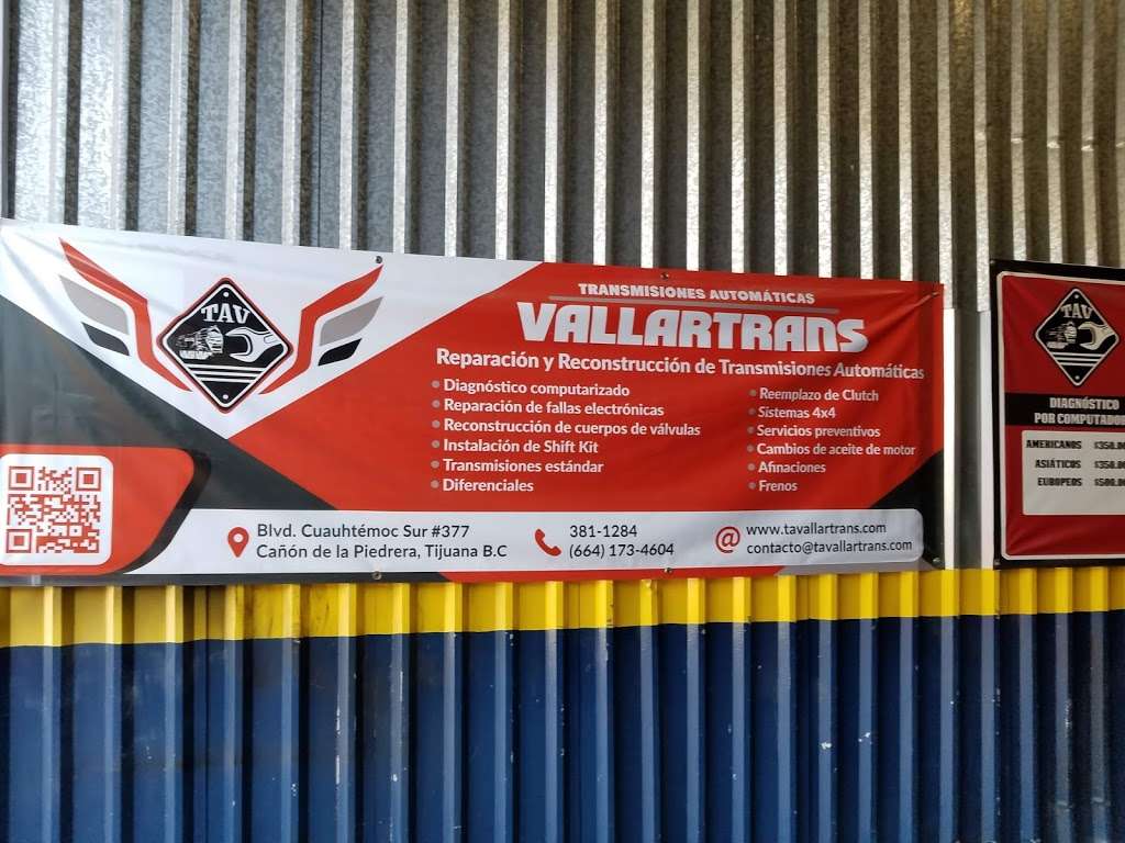 Transmisiones Automaticas Vallartrans | Blvd. Cuauhtemoc Sur #377, Cañón de la Piedrera, 22035 Tijuana, B.C., Mexico | Phone: 664 381 1284