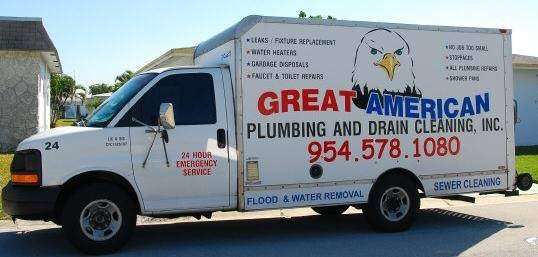 Great American Plumbing & Drain Cleaning, Inc. | 9987 NW 52nd St, Sunrise, FL 33351, USA | Phone: (954) 578-1080