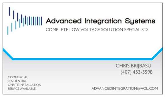 Advanced Integration Systems INC | 711 Pataches Place, Groveland, FL 34736, USA | Phone: (407) 453-5598