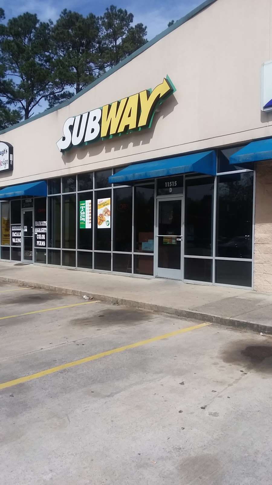 Subway Restaurants | 11515 FM 1960 D, Huffman, TX 77336 | Phone: (281) 324-6666