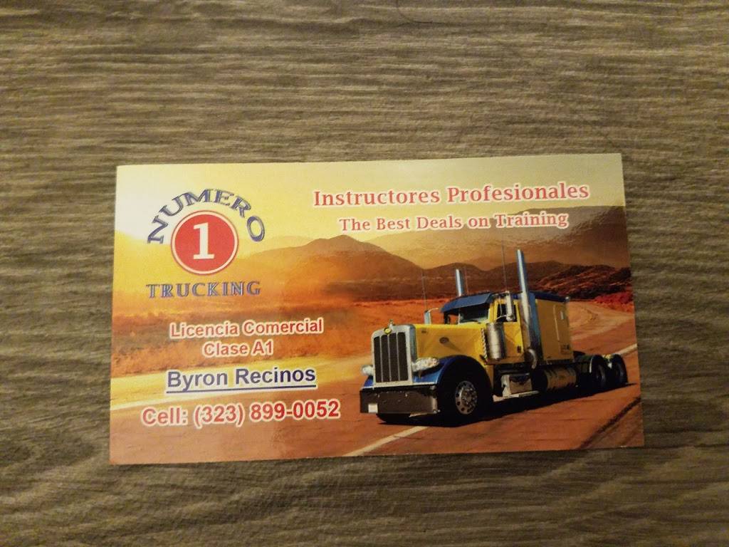 Numero 1 (Trucking School training) | 5701-5775 Slauson Ave, Los Angeles, CA 90011 | Phone: (323) 899-0052