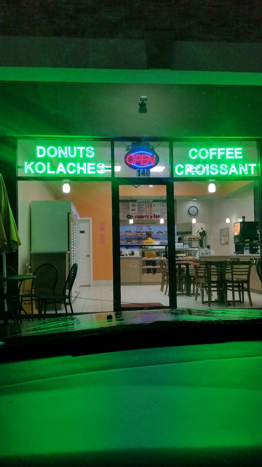 Donuts & Cup | 535 Farm to Market Rd 2977 #140, Rosenberg, TX 77469, USA | Phone: (281) 239-7888