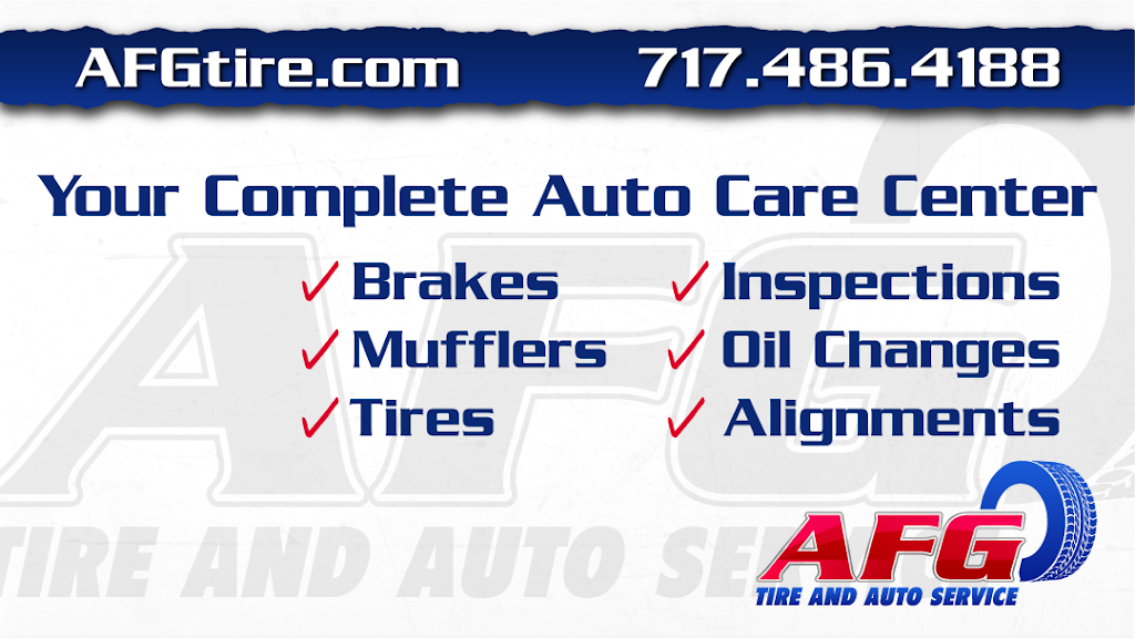 AFG Tire & Auto | 4685 Carlisle Rd, Gardners, PA 17324, USA | Phone: (717) 486-4188