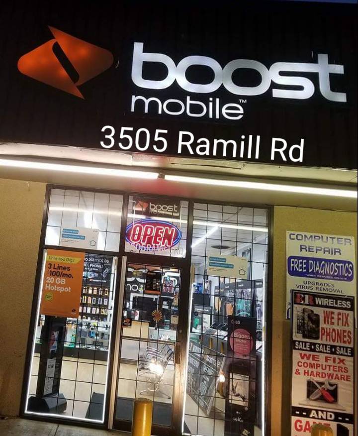 BOOST MOBILE/ ERwireless | 3505 Ramill Rd, Memphis, TN 38128, USA | Phone: (901) 590-1342