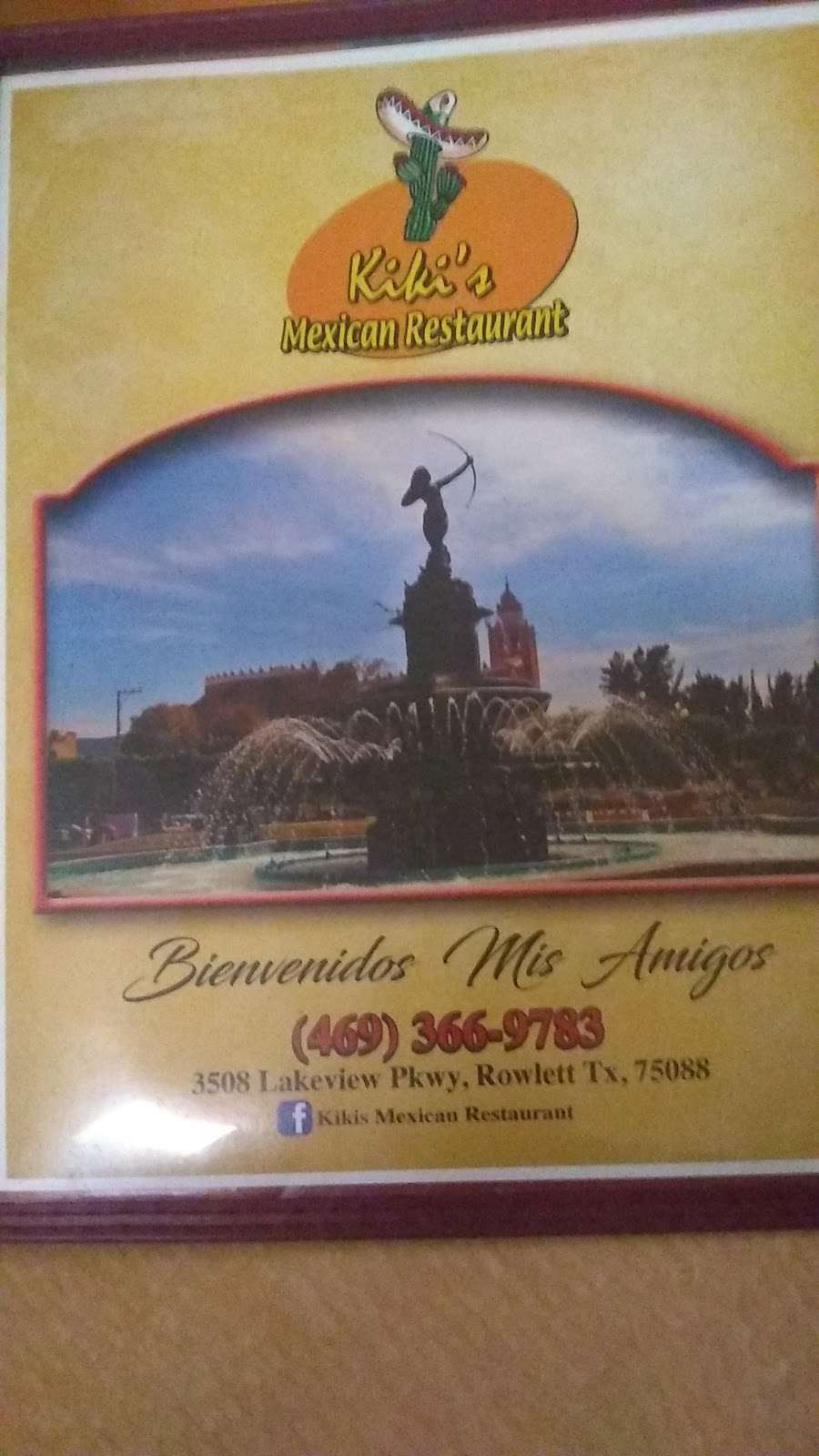 Kikis Authentic Mexican Restaurant | 3508 Lakeview Pkwy, Rowlett, TX 75088, USA | Phone: (469) 421-5898