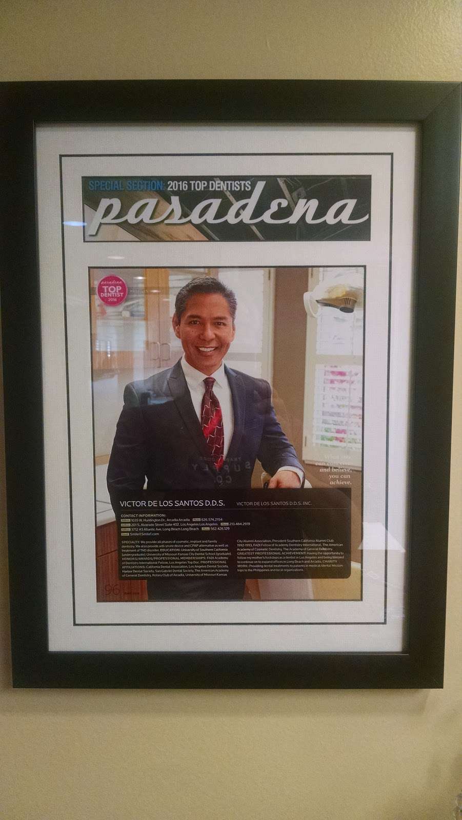 Arcadia Dentistry De Los Santos Victor DDS 1035 W Huntington Dr B