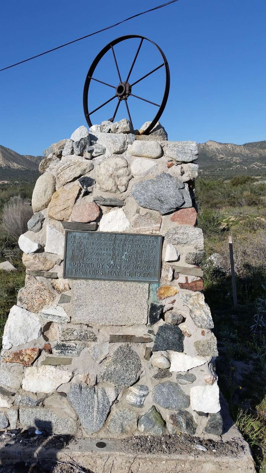 Pioneer Historic Marker | Phelan, CA 92371, USA