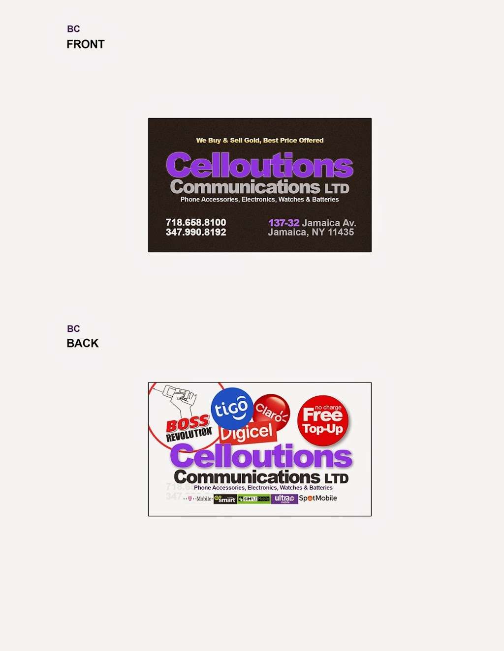 celloutions comm | 137-32 Jamaica Ave, Jamaica, NY 11435, USA | Phone: (718) 658-8100