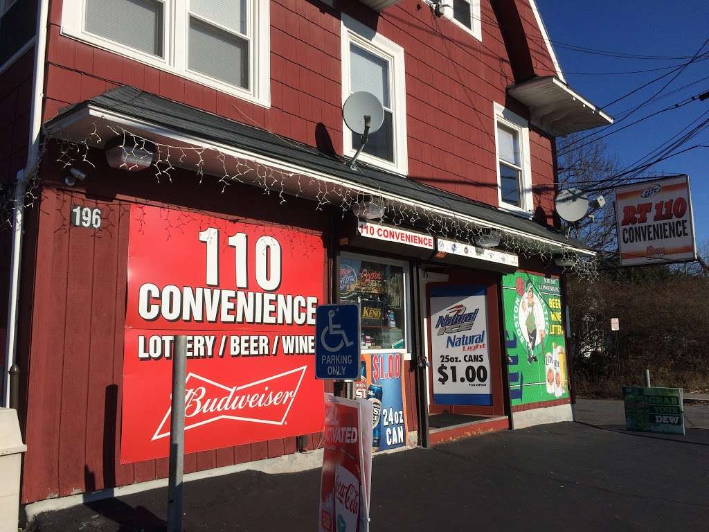 Route 110 Convenience Store | 196 East St, Methuen, MA 01844, USA | Phone: (978) 685-3722