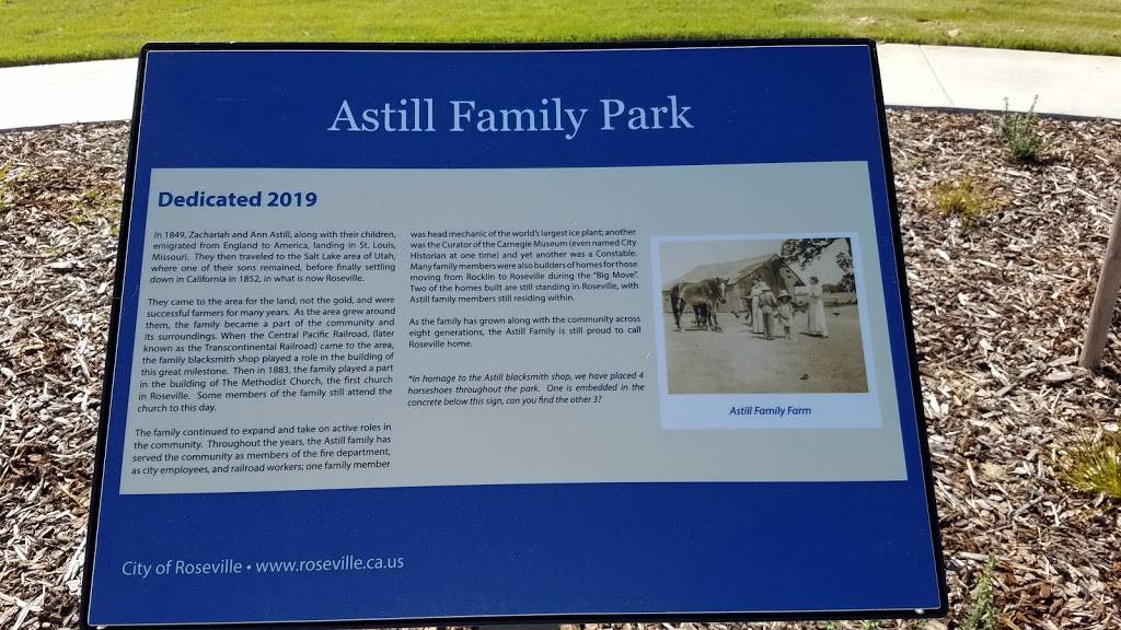 Astill Family Park | 1401 Grand Jct Way, Roseville, CA 95747, USA | Phone: (916) 772-7529