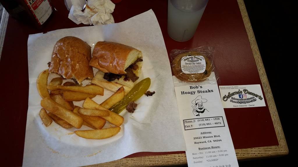 Bobs Hoagy Steaks | 29623 Mission Blvd, Hayward, CA 94544, USA | Phone: (510) 881-1558