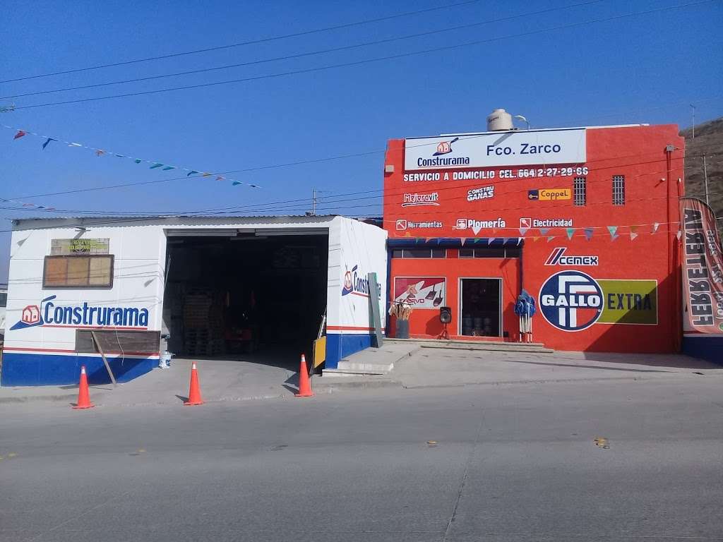 Construrama Fco. Zarco | Ave Francizco Zarco 6073 Periódico Nacional Local, Francisco Zarco, 22660 Tijuana, B.C., Mexico