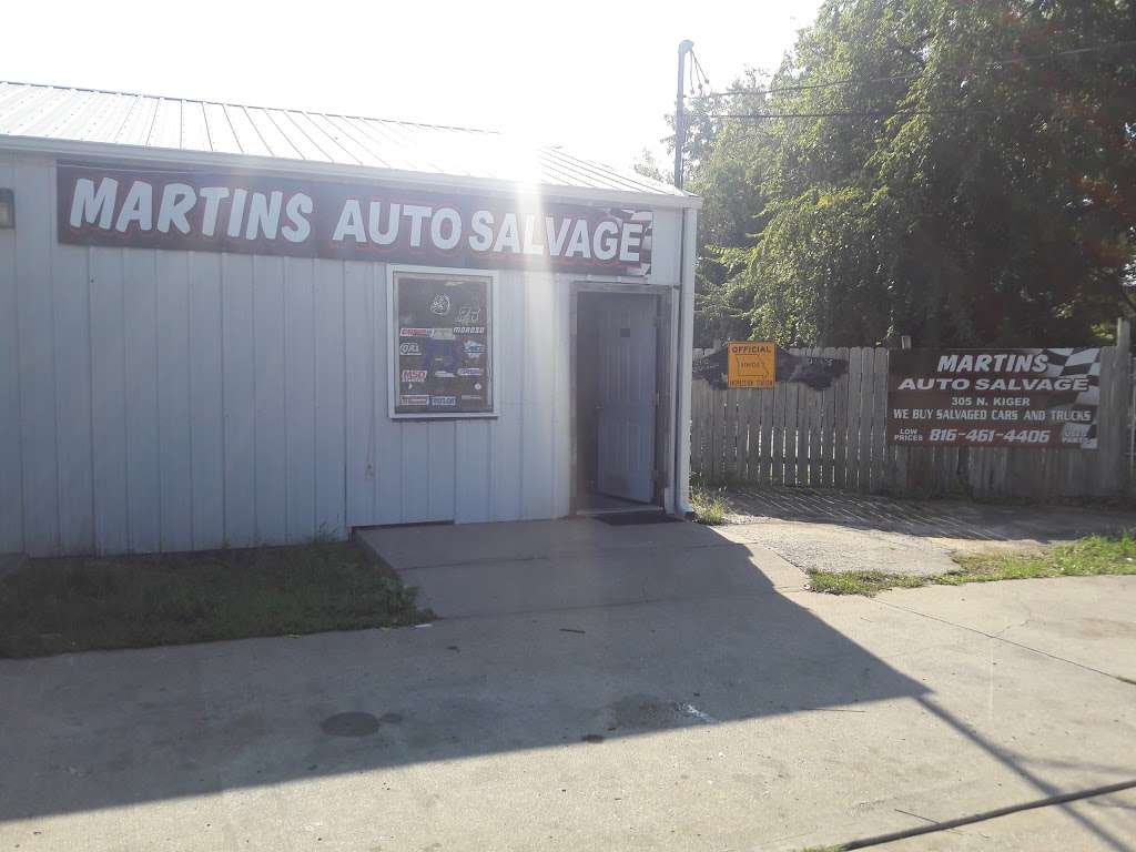 Martins Auto Salvage | 305 N Kiger Rd, Independence, MO 64050, USA | Phone: (816) 461-4406