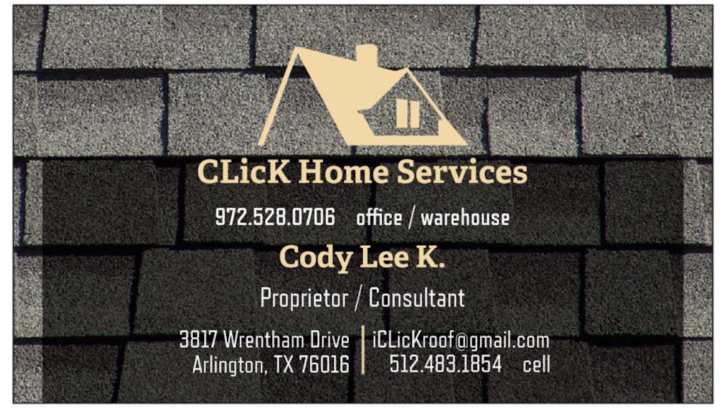 CLicK Home Services | 3817 Wrentham Dr, Arlington, TX 76016, USA | Phone: (682) 325-9909
