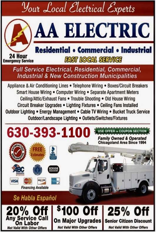 All A Electric and General Contractors | 847 Randall Rd #270, Elgin, IL 60123, USA | Phone: (847) 222-9597