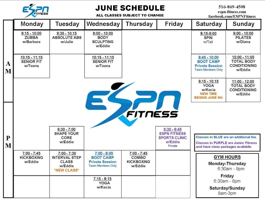 ESPN Fitness | 383 Long Beach Rd, Island Park, NY 11558 | Phone: (516) 869-4508