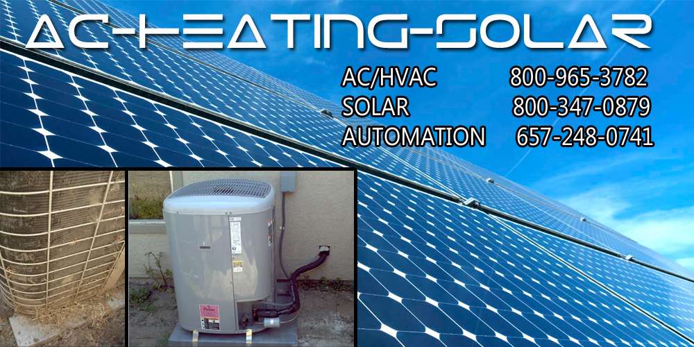 Air Conditioning & Solar Energy | 9742 Vista Loma, Yorba Linda, CA 92886, USA | Phone: (800) 965-3782