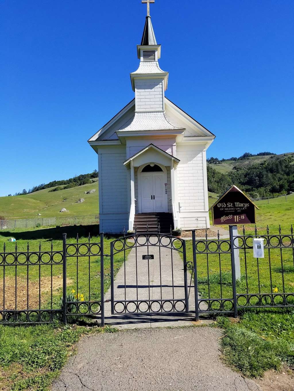 Old Saint Marys Church of Nicasio Valley | Ranch Rd, Nicasio, CA 94946, USA | Phone: (415) 488-9799