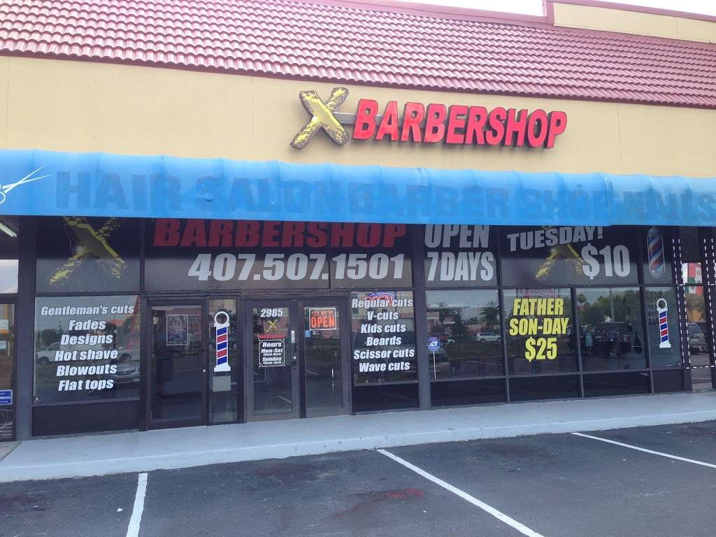 X BARBERSHOP | 2985 Vineland Rd, Kissimmee, FL 34746, USA | Phone: (407) 507-1501