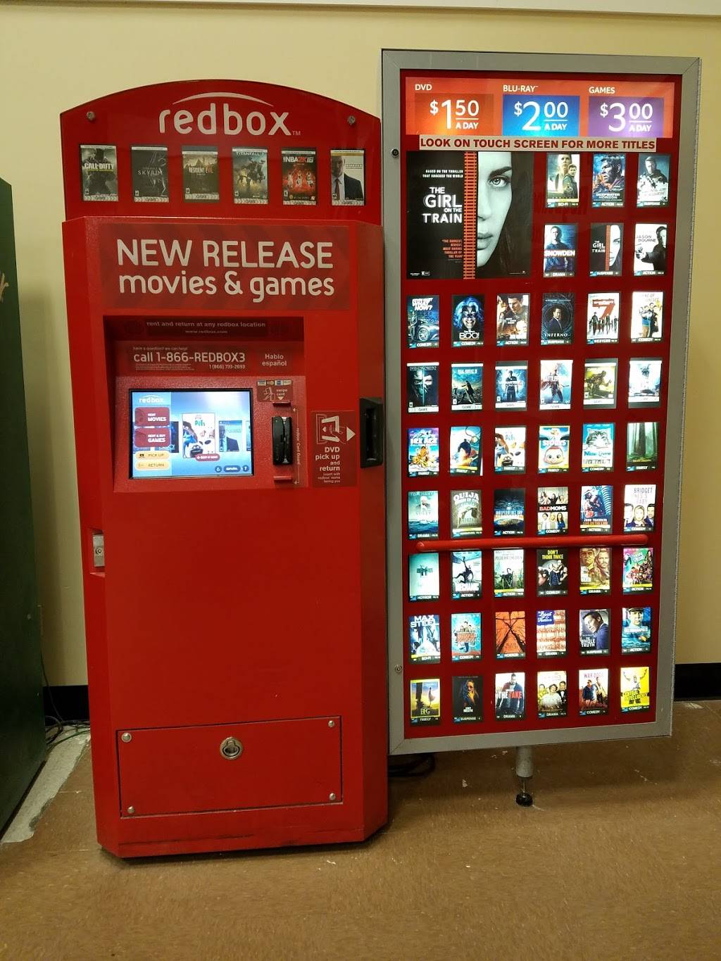 Redbox | 4850 W Craig Rd, Las Vegas, NV 89130, USA | Phone: (866) 733-2693