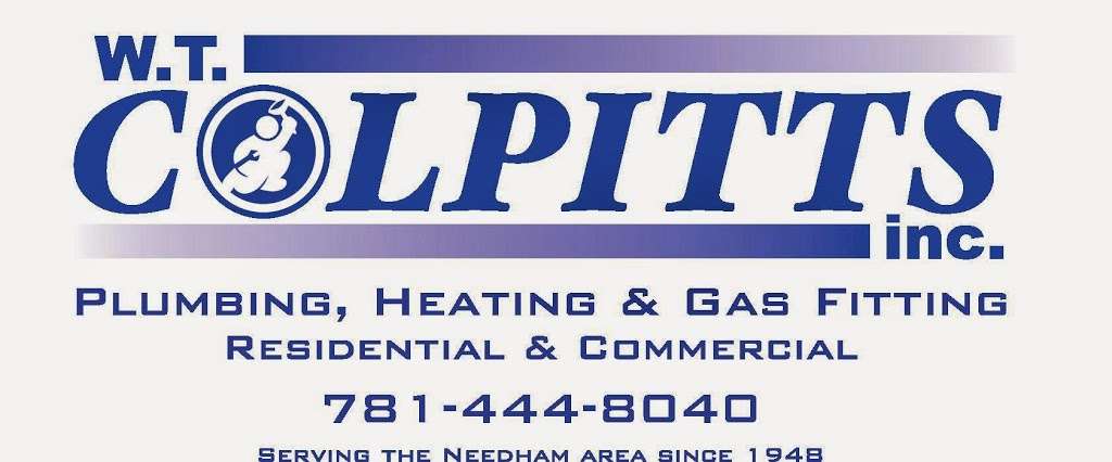 W T Colpitts Plumbing & Heating | 979 Greendale Ave, Needham, MA 02492, USA | Phone: (781) 444-8040