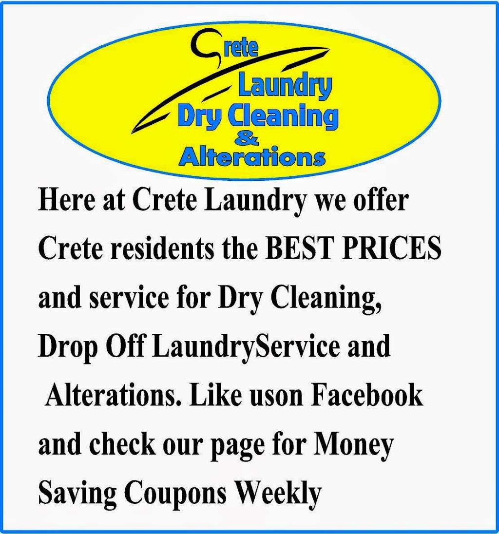 Crete Laundry & Dry Cleaning Alterations | 1395 Main St, Crete, IL 60417, USA | Phone: (708) 672-9093