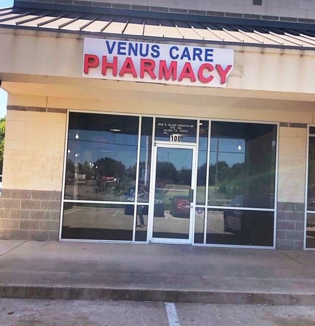 VENUS CARE PHARMACY | 806 S Allen Heights Dr #100a, Allen, TX 75002 | Phone: (469) 498-0031