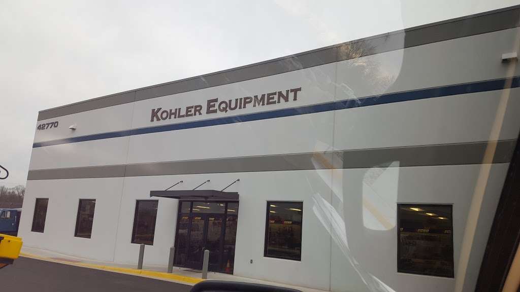 Kohler Equipment | 42770 Trade W Dr, Sterling, VA 20166, USA | Phone: (703) 327-6911