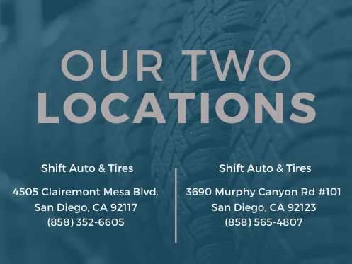 Shift Auto & Tires | 3690 Murphy Canyon Rd #101, San Diego, CA 92123 | Phone: (858) 565-4807