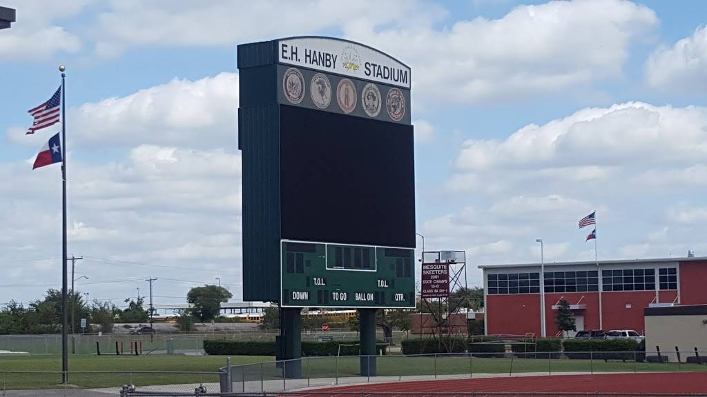 E.H. Hanby Stadium | 410 E Davis St, Mesquite, TX 75149, USA | Phone: (972) 882-7400