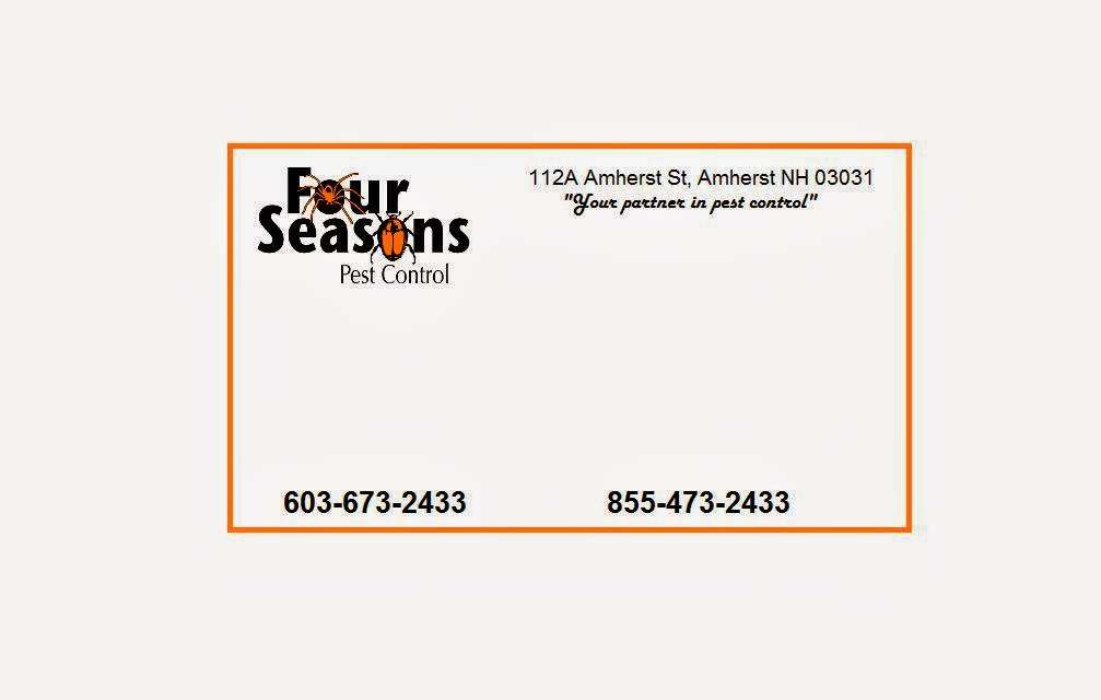 Four Seasons Pest Control | 112A Amherst St, Amherst, NH 03031, USA | Phone: (603) 673-2433