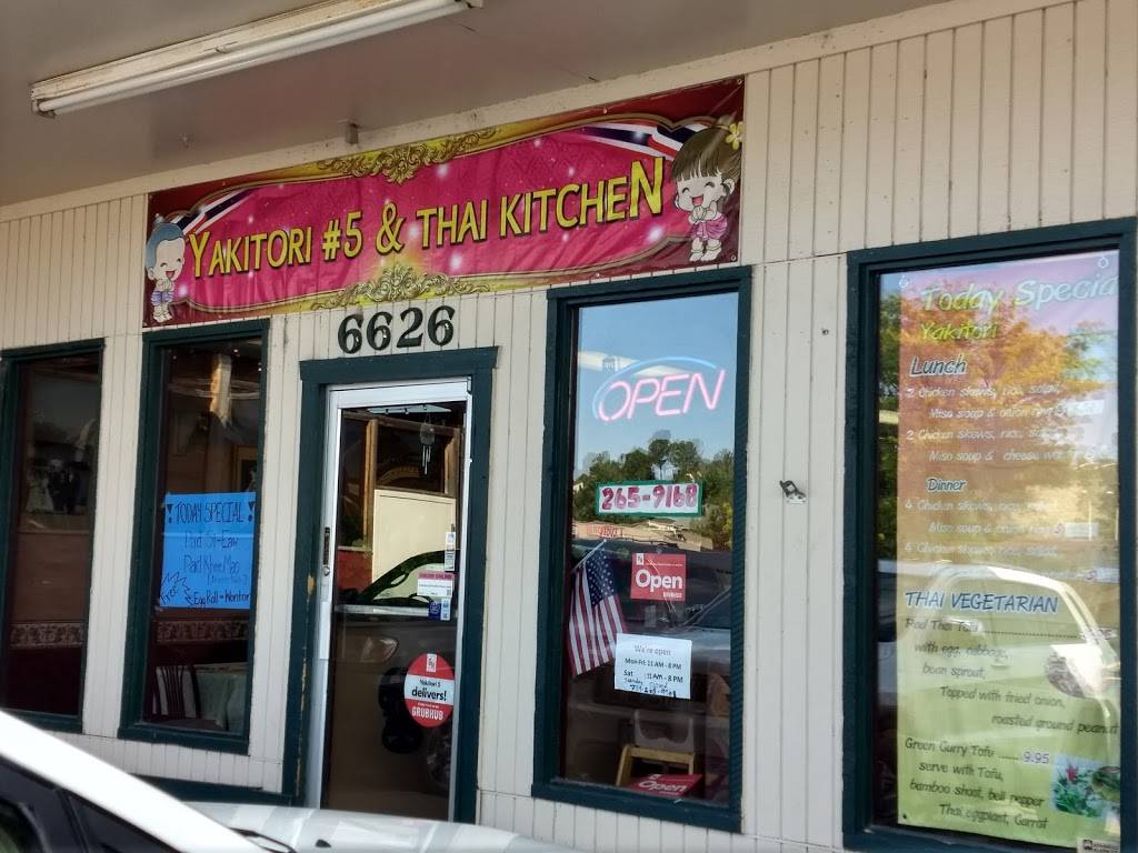Thai Kitchen by Naya - Yakitori 5 | 6626 Delmonico Dr, Colorado Springs, CO 80919, USA | Phone: (719) 265-9168