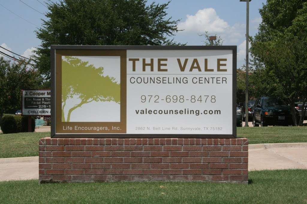 The Vale Counseling and Therapeutic Center | 2862 N Belt Line Rd, Sunnyvale, TX 75182, USA | Phone: (972) 698-8478