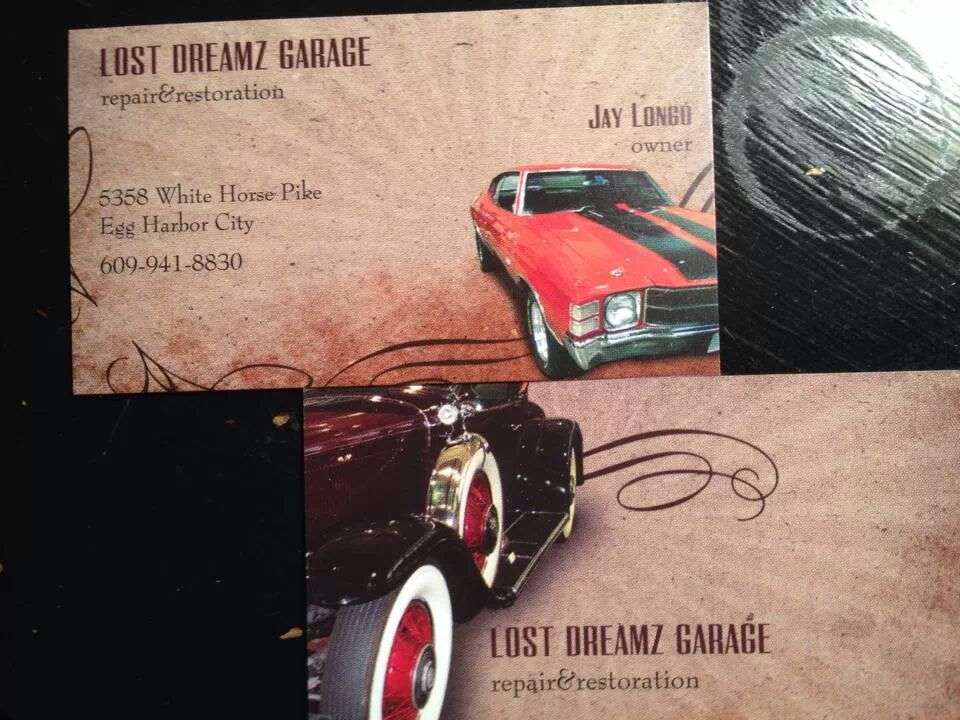 Lost Dreamz Garage | 5358 White Horse Pike, US-30, Egg Harbor City, NJ 08201, USA