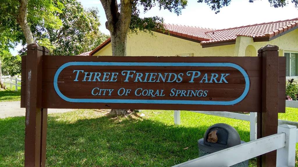 Three Friends Park | 11900 NW 30th St, Coral Springs, FL 33065, USA | Phone: (954) 345-2112