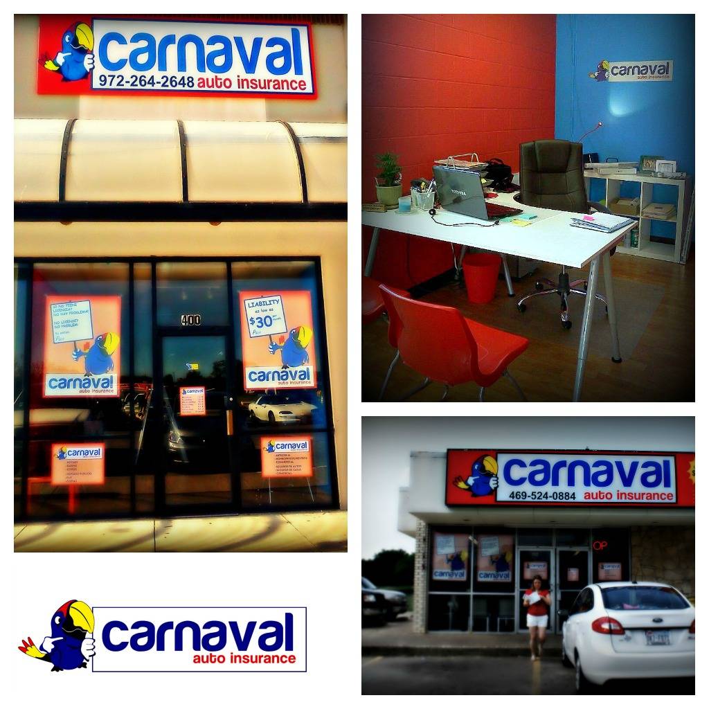 Carnaval Auto Insurance | 112 E Shady Grove Rd, Irving, TX 75060, USA | Phone: (469) 524-0884