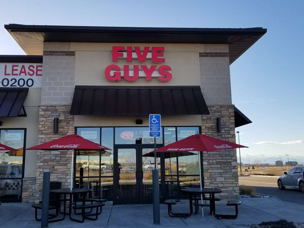 Five Guys | 3751 Tower Rd, Aurora, CO 80011 | Phone: (303) 371-0314