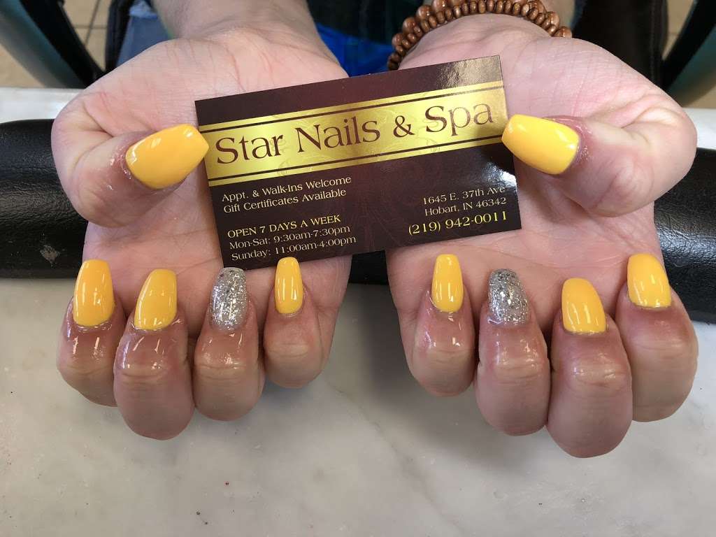 Star Nails | 1645 E 37th Ave, Hobart, IN 46342, USA | Phone: (219) 942-0011