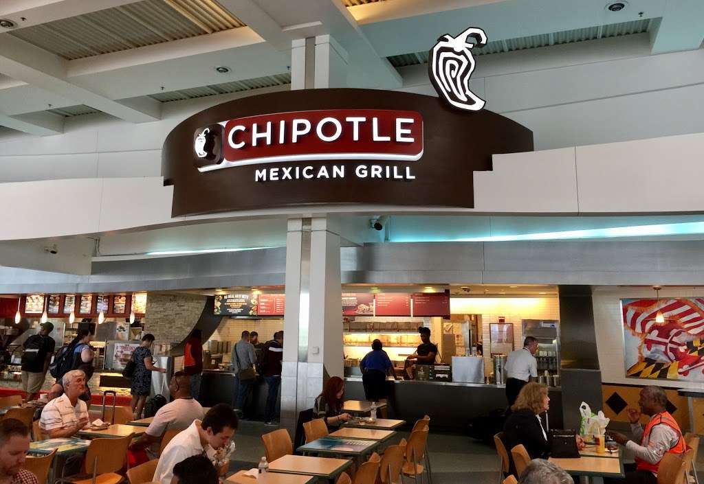 Chipotle Mexican Grill | Main Terminal Concourse A-B, S-11, Baltimore, MD 21240, USA | Phone: (410) 859-8015