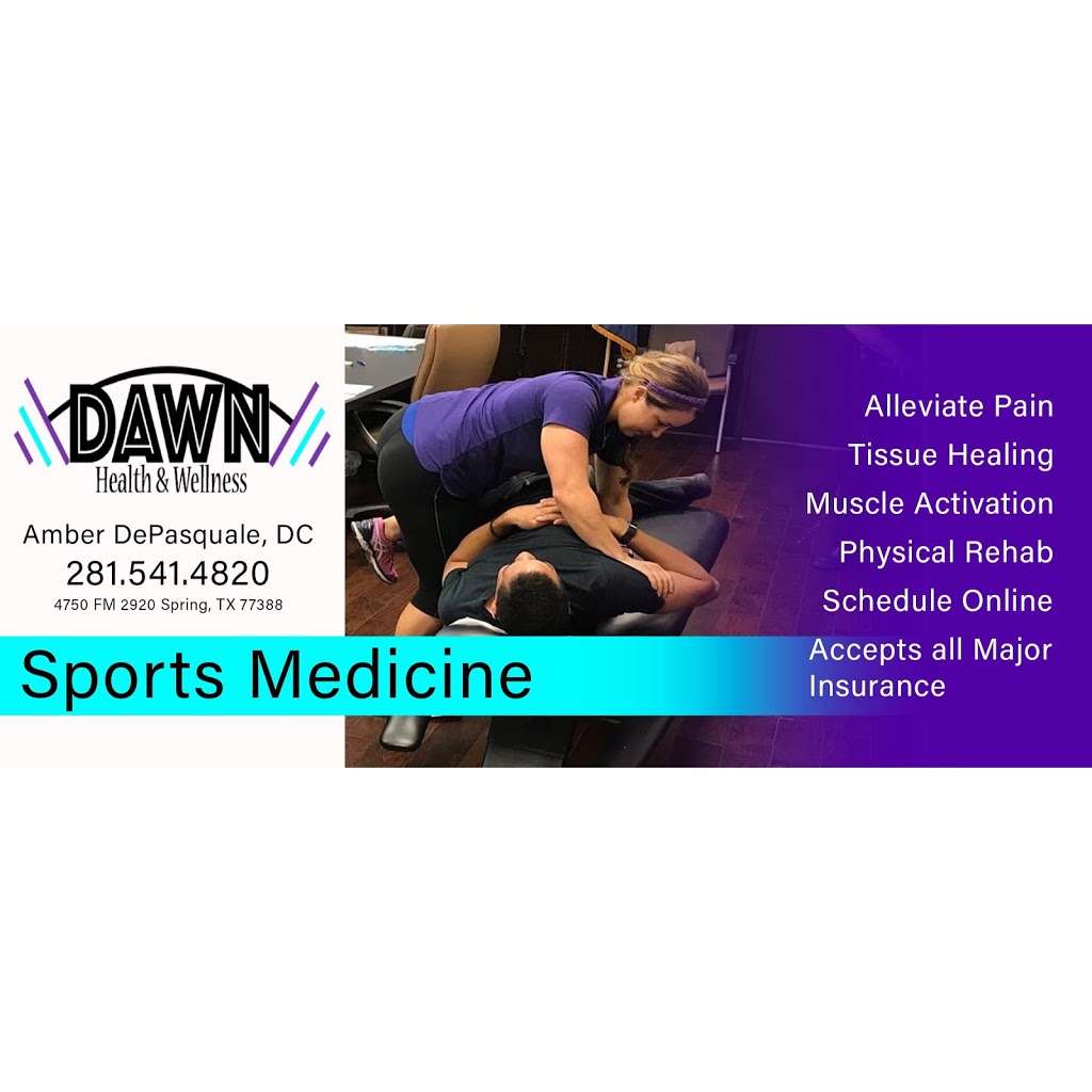 Dawn Health & Wellness LLC | 4750 FM 2920 Road, #502, Spring, TX 77388, USA | Phone: (281) 541-4820