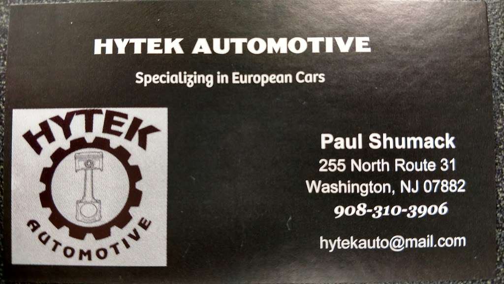 Hytek Automotive | 255 north state highway 31, Washington, NJ 07882, USA | Phone: (908) 310-3906