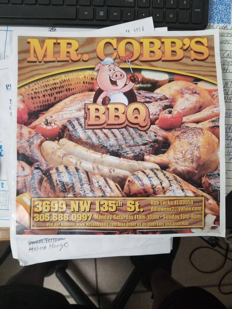 Mr. Cobbs BBQ & Wings | 3699 NW 135th St A, Opa-locka, FL 33054, USA | Phone: (305) 688-0997