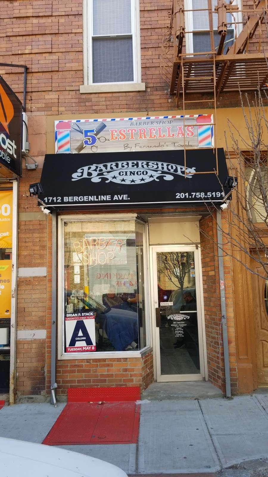 5 Estrellas Barber Shop | 1712 Bergenline Ave, Union City, NJ 07087, USA | Phone: (201) 758-5191